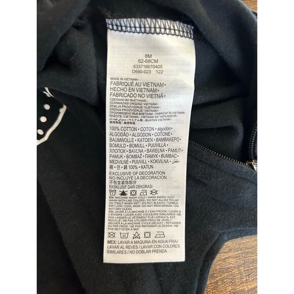 NIKE Girl’s Raglan Zip Sleep n Play One Piece / Size: 6 Months - Picture 6 of 6